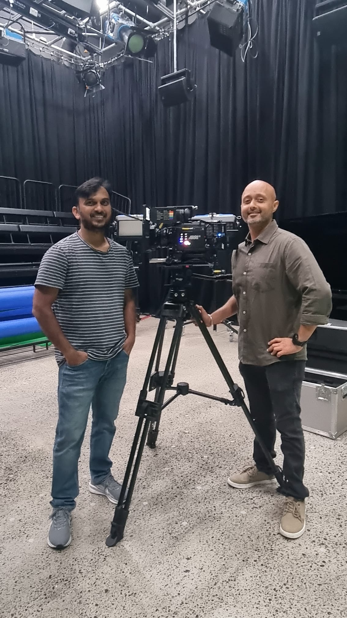 On set — camera department