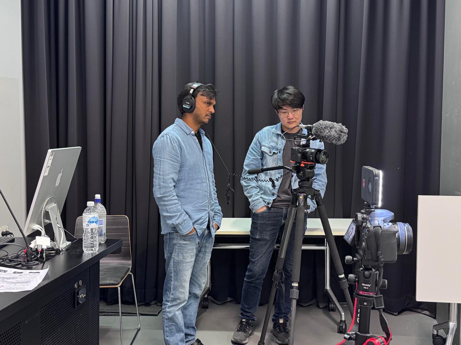 Audition day — behind the scenes