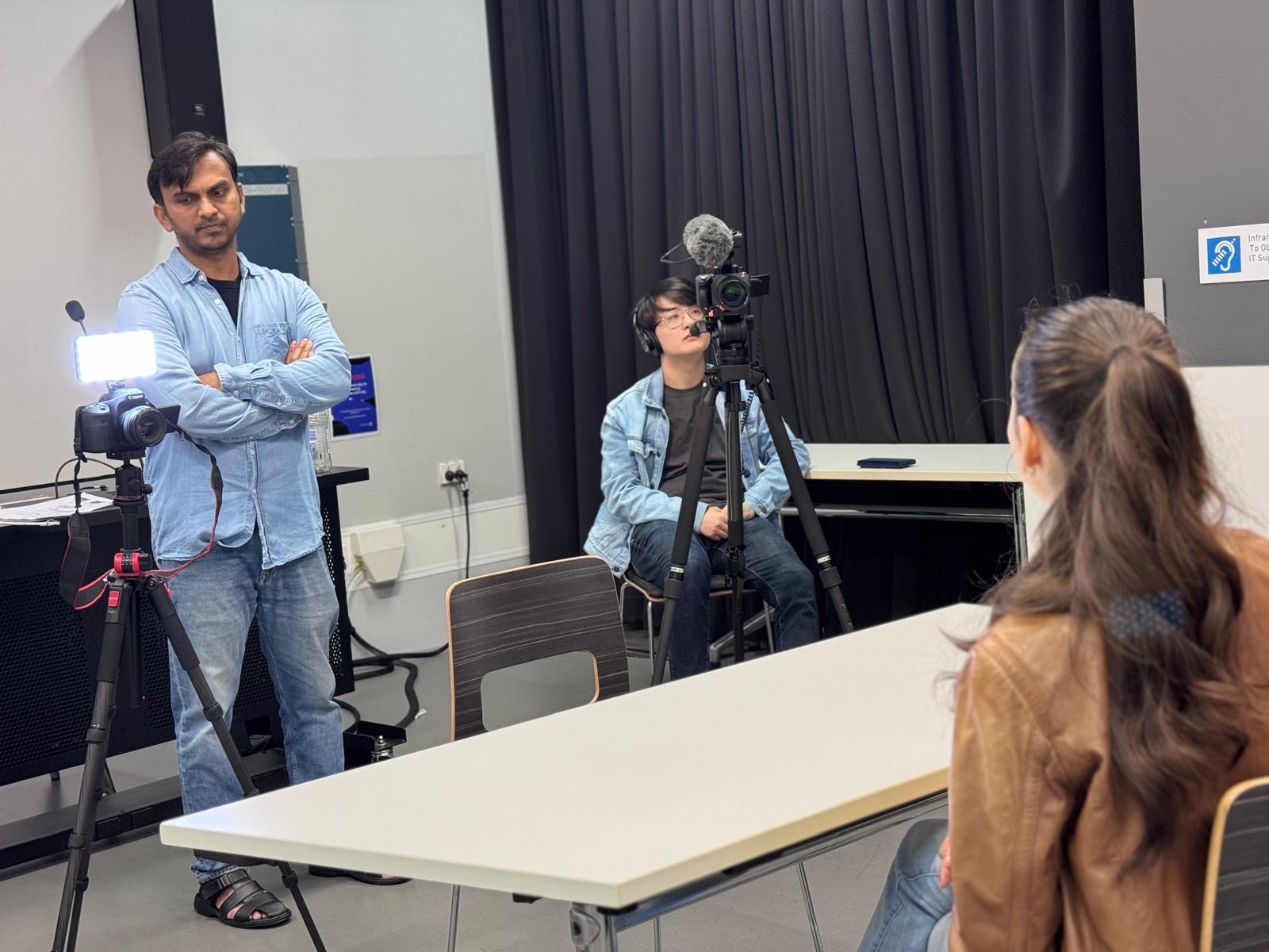 Audition day — behind the scenes